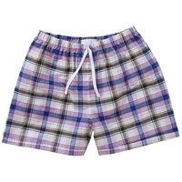 Love to Sleep Women's Check Pyjama Sleep Shorts in Lilac | Size: 12