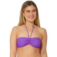 Scuba Women's Bandeau Tie Neck Bikini Top in Lilac | Size: 14