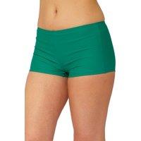 Scuba Women's Mid Rise Swim Shorts in Emerald | Size: 12