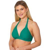 Scuba Women's Halter Neck Bikini Top in Emerald | Size: 20