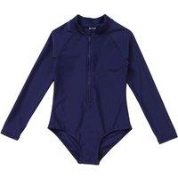 H2O Women's UPF50+ Sunsafe Long Sleeve Swimsuit in Navy | Size: 15 Years
