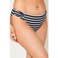 Beachcomber Women's Standard High Leg Midi Bikini Brief in Jet Black | Size: 12