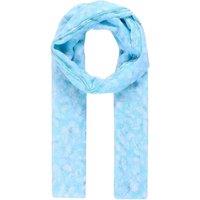 Just Essentials Women's Patterned Floaty Scarf in Light Blue