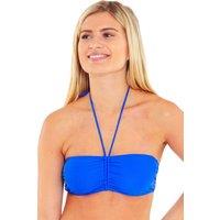 Scuba Women's Bandeau Tie Neck Bikini Top in Cobalt | Size: 22