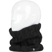 SOCKSHOP Heat Holders Women's 1 Pack 3.5 Tog Heatweaver Yarn Neck Warmer in Black