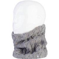 SOCKSHOP Heat Holders Women's 1 Pack 3.5 Tog Heatweaver Yarn Neck Warmer in Light Grey