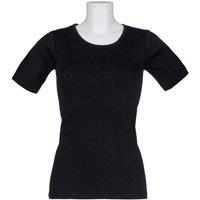 SOCKSHOP Heat Holders Women's 1 Pack 0.45 Tog Short Sleeve Vest in Black | Size: XL