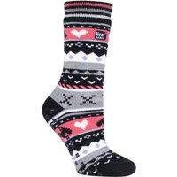 SOCKSHOP Heat Holders Women's 1 Pair Soul Warming Socks in Black | Size: 4-8