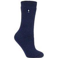SOCKSHOP Heat Holders Women's 1 Pair Original 2.3 TOG Thermal Socks in Navy | Size: 4-8