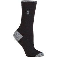 SOCKSHOP Heat Holders Women's 1 Pair 1.0 TOG Ultralite Striped, Argyle & Patterned Socks in White | Size: 4-8