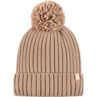 SOCKSHOP Heat Holders Women's 1 Pack Arden Pom Pom Hat in Beige