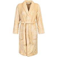 SOCKSHOP Heat Holders Women's 1 Pack Fleece Dressing Gown in Beige | Size: Large