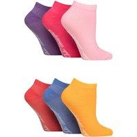 SOCKSHOP Dare to Wear Women's 6 Pair Dare to Wear Pique Knit Patterned Trainer Socks | Size: 4-8