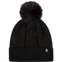 SOCKSHOP Heat Holders Women's 1 Pack Kiruna Centre Cable Hat in Black