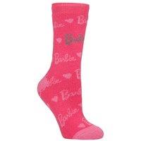 SOCKSHOP Heat Holders Women's 1 Pair 1.6 TOG Lite Barbie Thermal Socks in Pink | Size: 4-8