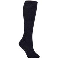 SOCKSHOP Workforce Women's 1 Pair Wool Protective Knee High Socks in Navy | Size: 3-5