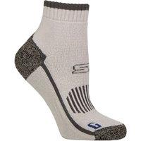 SOCKSHOP Storm Bloc Women's 1 Pair with Skelton Cotton Ankle High Hiking Socks in Stone | Size: 4-8