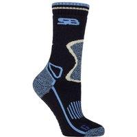 SOCKSHOP Storm Bloc Women's 1 Pair with Craglin Wool Hiking Socks in Navy | Size: 4-8