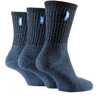 Jeep Women's 3 Pair Vintage Socks in Blue | Size: 4-7