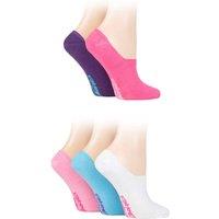SOCKSHOP Dare to Wear Women's 5 Pair Dare to Wear No Show Socks | Size: 4-8