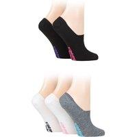 SOCKSHOP Dare to Wear Women's 5 Pair Dare to Wear No Show Socks in Grey | Size: 4-8