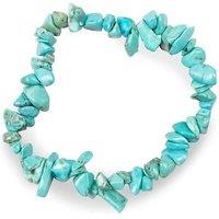 Myga Women's Chip Yogic Bracelet, Meditation Bracelet, Stone Chip in Blue