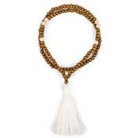 Myga Women's Grounding Bead Necklace in Brown