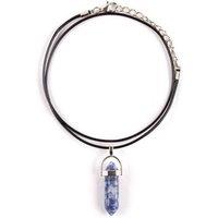 Myga Women's Crystal Pendant Necklace in Blue