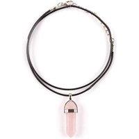 Myga Women's Crystal Pendant Necklace in Pink