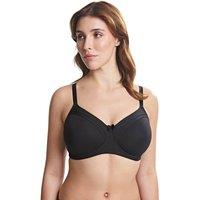 Royce Lingerie Women's Maisie Non Wired T-Shirt Bra in Black | Size: 36DD