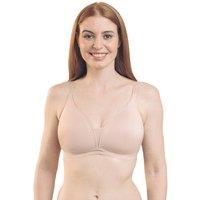 Royce Lingerie Women's Posie Padded Non Wired T-Shirt Bra 2 Pack in Ivory | Size: 34C