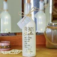 Boxer Gifts Women's Friends Together Starlight Bottle - Gift For Her