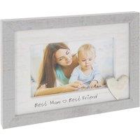 Joe Davies Women's Shudehill Rustic Sentiment Photo Frame - Best Mum in Grey
