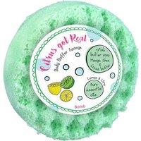 Bomb Cosmetics Women's Body Buffer Soap Shower Sponge Citrus Got Real in Green