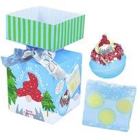 Bomb Cosmetics Women's Take Me Gnome Christmas Mini Cracker Bath & Body Gift Pack in Blue | Size: 100g