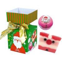 Bomb Cosmetics Women's Jingle Bell Rock Christmas Mini Cracker Bath & Body Gift Pack in Green | Size: 100g