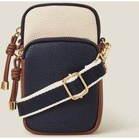 Accessorize Women's Webbing Strap Zip Phone Bag