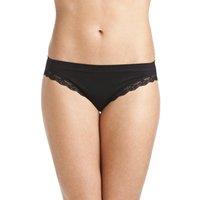 Camille Women's Two Pack Seamfree Soft Comfort Midi Briefs in Black | Size: Small