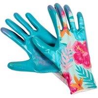 Smart Garden Products Women's Briers Seed & Weed Gardening Gloves Tropicana - Size M in Blue | Size: Medium