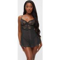 Ann Summers Women's Iris Babydoll in Black | Size: XL