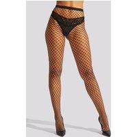 Ann Summers Women's Fishnet Tights in Black | Size: Small