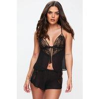 Ann Summers Women's Enchanting Cami Set in Black | Size: XL