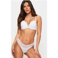 Ann Summers Women's Bridal Sexy Lace Thong in White | Size: 8