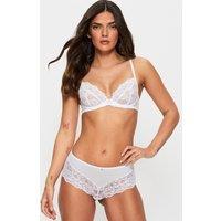 Ann Summers Women's Bridal Sexy Lace Short in White | Size: 18