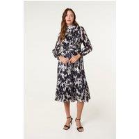 Blue Vanilla Women's Black Long Sleeve Slip On Turtleneck Midi Dress | Size: 10