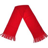 Result Women's Active Fleece Winter Tassel Scarf in Red