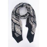 Sarta Women's Shelby Lightweight Architecture Scarf - Black