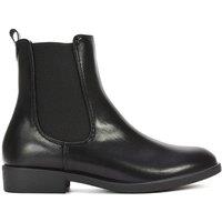 XY London Women's 'Nala' Chelsea Flatform Ankle Boots Pull On in Black | Size: 3