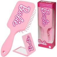 Barbie Women's Hair Brush & Mirror Set in Pink