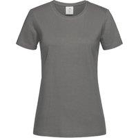 Stedman Classics Women's Stedman Classic Tee in Grey | Size: Large